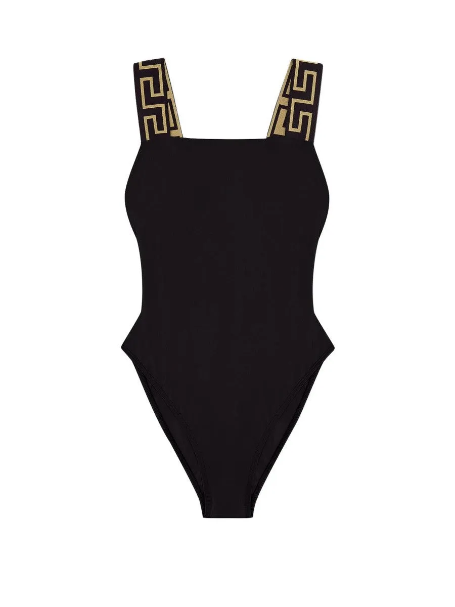 Versace ONE PIECE SWIMSUIT WITH GREEK BORDER sold by Siebentaschen