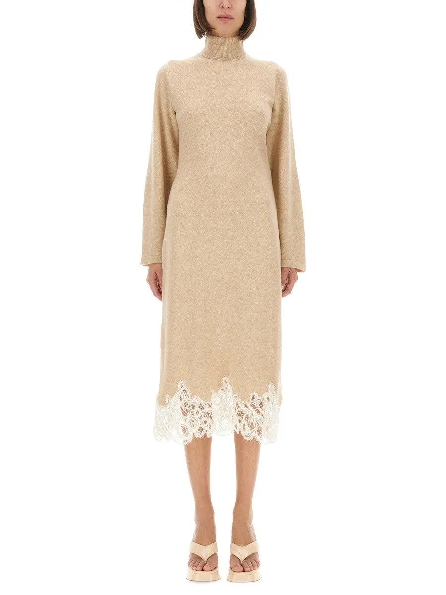Fabiana Filippi KNIT DRESS WITH LACE HEMLINE sold by Siebentaschen product image thumbnail 3