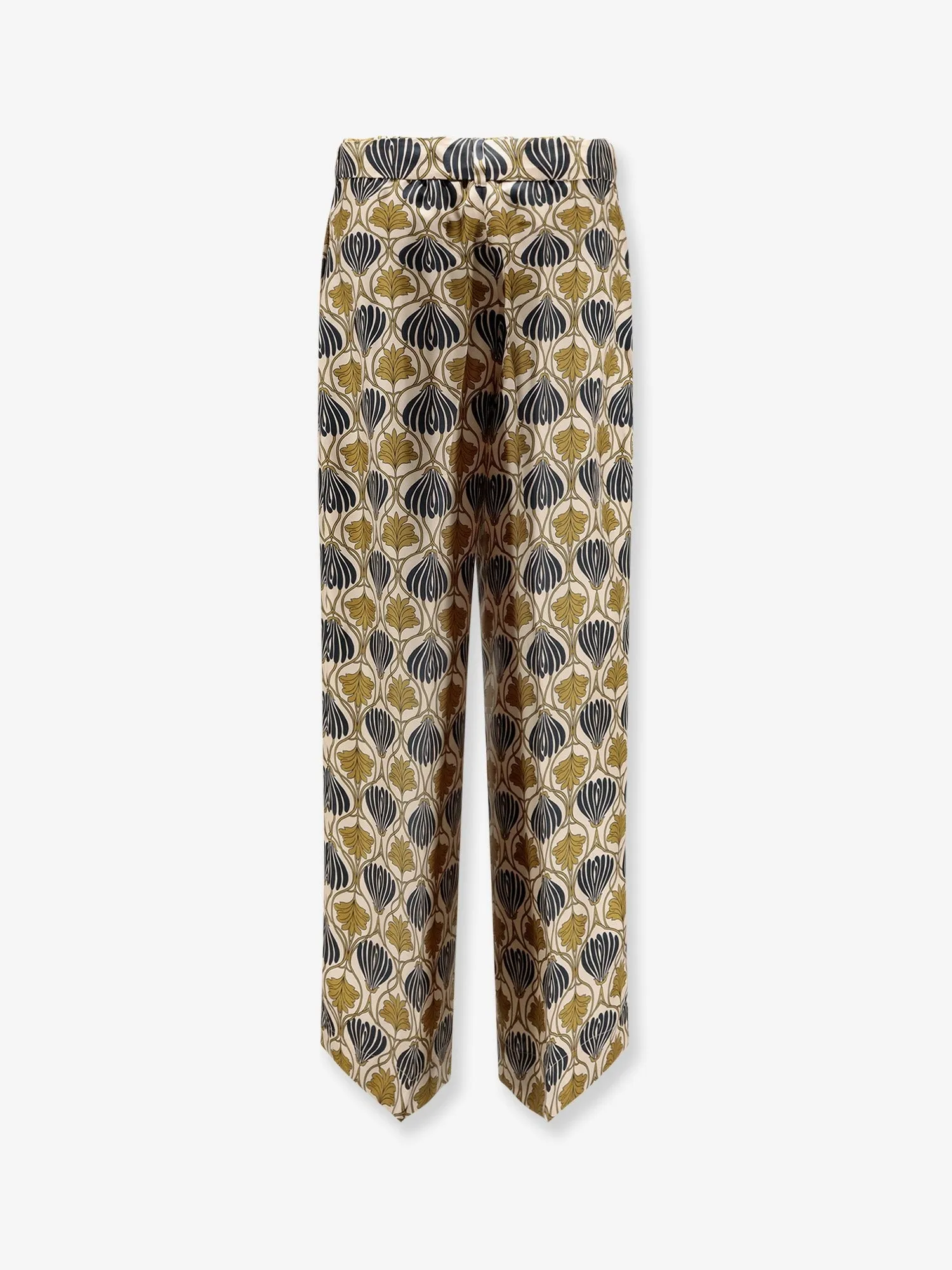 Max Mara Timec multicolor silk trousers sold by Siebentaschen product image thumbnail 2