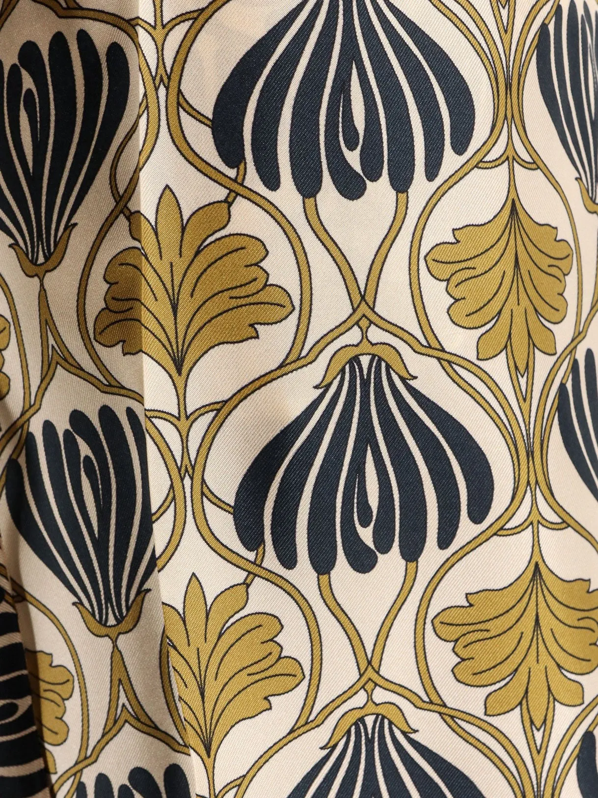 Max Mara Timec multicolor silk trousers sold by Siebentaschen product image thumbnail 3