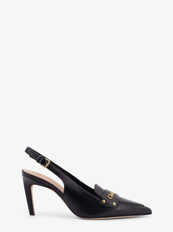 Dior Boy leather decolleté slingback sold by Siebentaschen