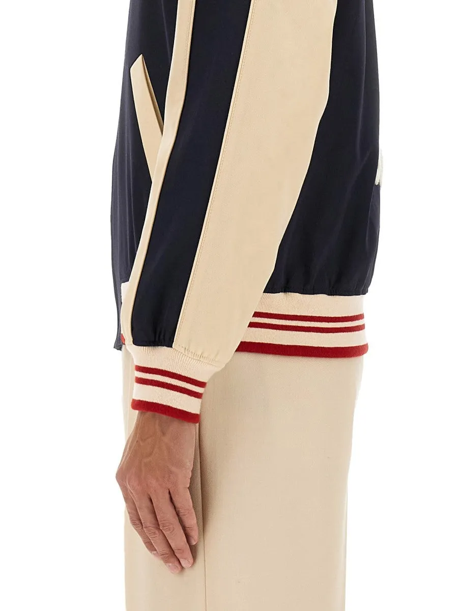 Valentino WOOL AND COTTON BOMBER JACKET WITH VLOGO AND CHAT DE LA MAISON PATCH sold by Siebentaschen product image thumbnail 4