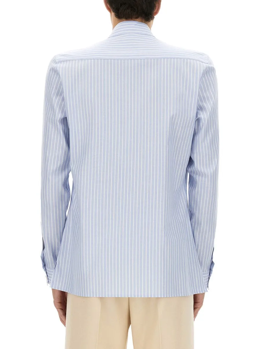 Valentino COTTON OXFORD SHIRT WITH TOGGLE sold by Siebentaschen product image thumbnail 3