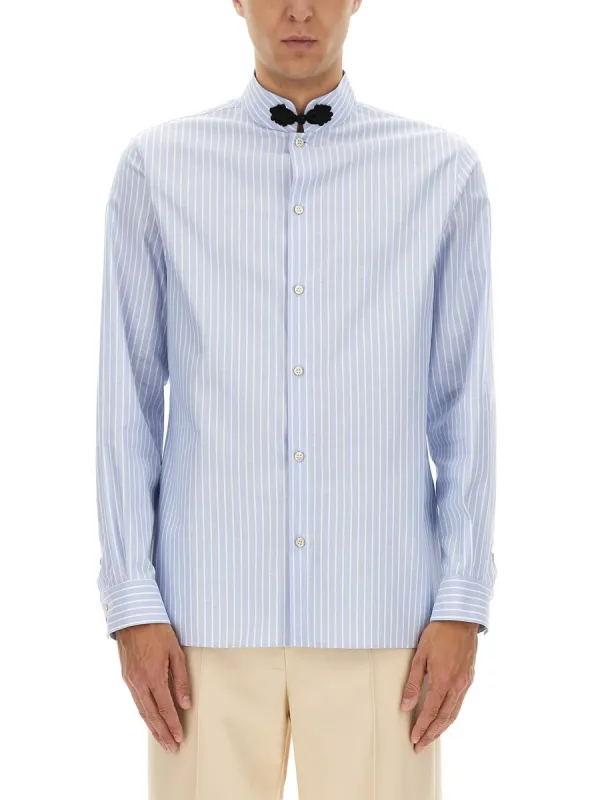 Valentino COTTON OXFORD SHIRT WITH TOGGLE sold by Siebentaschen