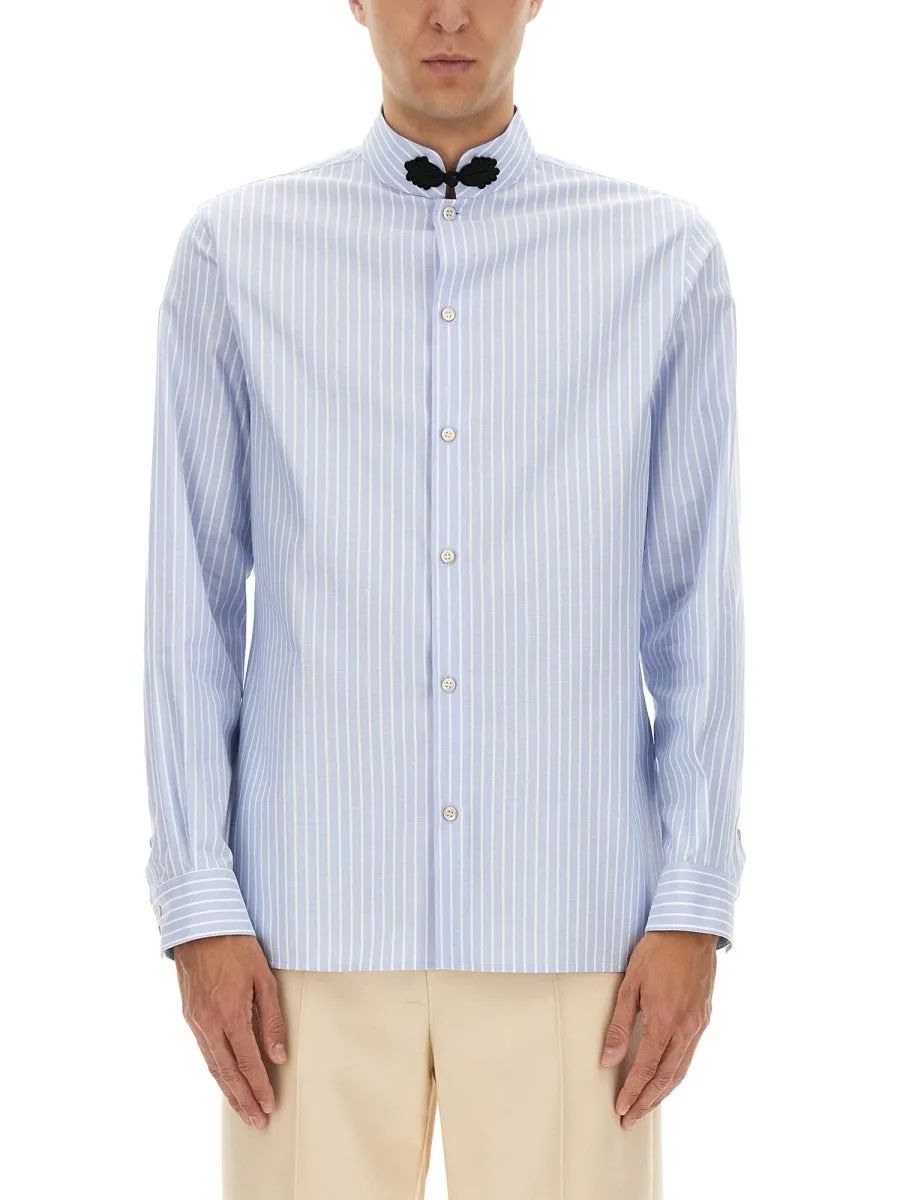 Valentino COTTON OXFORD SHIRT WITH TOGGLE sold by Siebentaschen