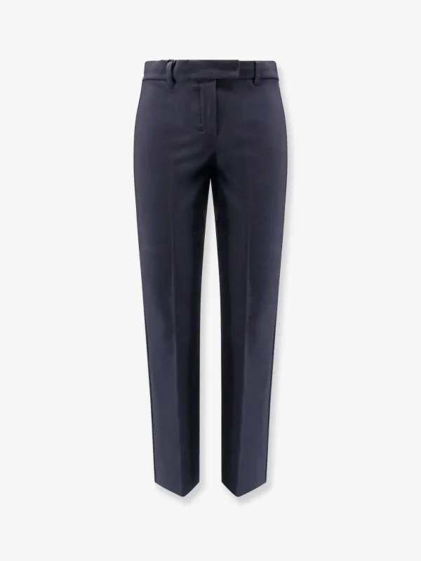 'S MAX MARA Umanita cotton blend trousers sold by Siebentaschen