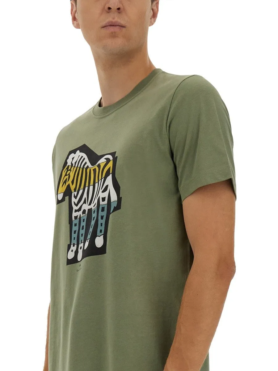 PS BY PAUL SMITH "ZEBRA CUTOUT" T-SHIRT sold by Siebentaschen product image thumbnail 4