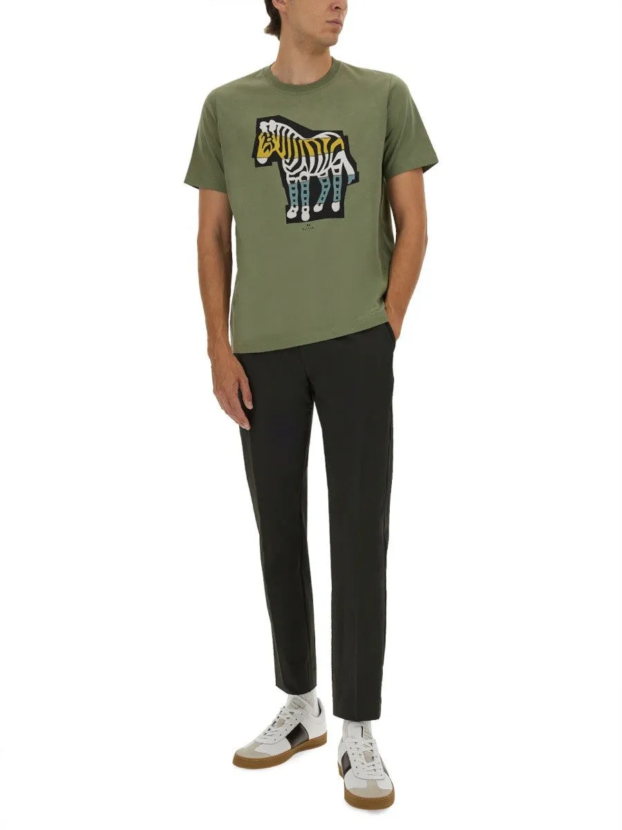 PS BY PAUL SMITH "ZEBRA CUTOUT" T-SHIRT sold by Siebentaschen product image thumbnail 2