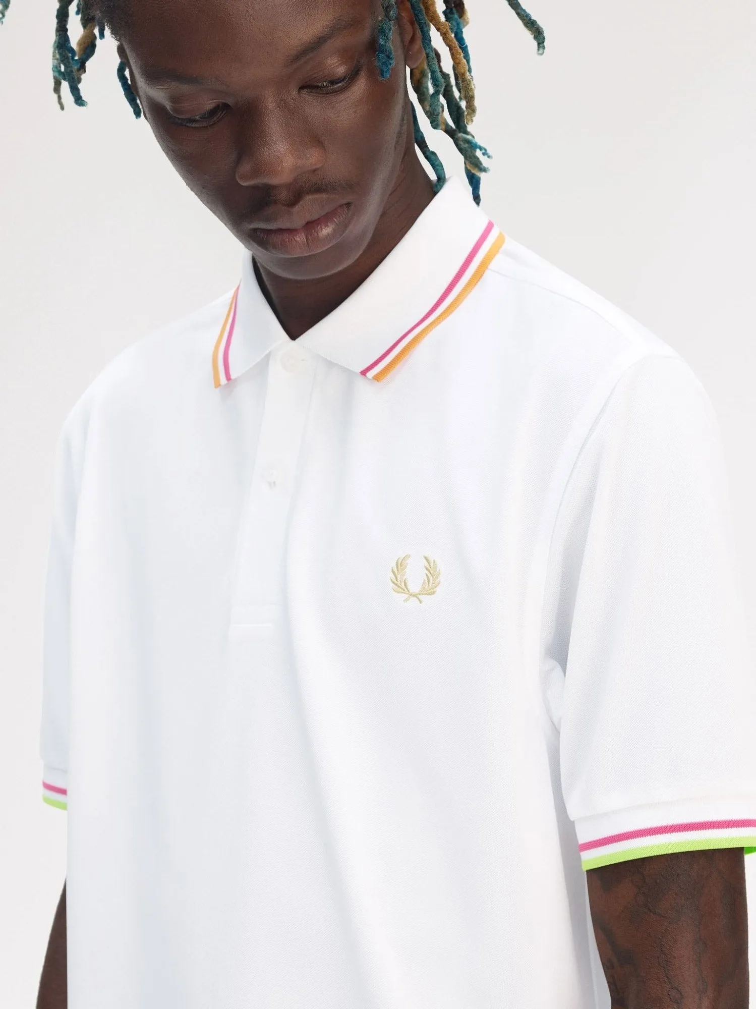 FRED PERRY On Court Twin Tipped recycled polyester Polo sold by Siebentaschen product image thumbnail 4