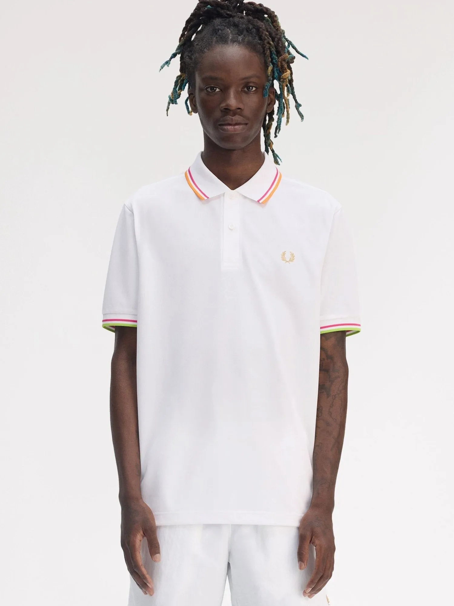 FRED PERRY On Court Twin Tipped recycled polyester Polo sold by Siebentaschen product image thumbnail 2