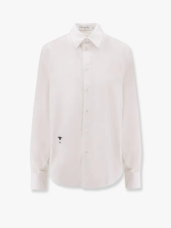 Dior Cotton shirt with Bee and Monogram embroidery sold by Siebentaschen
