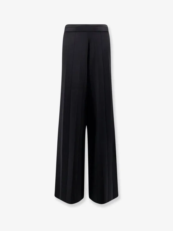 Max Mara Lama viscose blend trousers sold by Siebentaschen