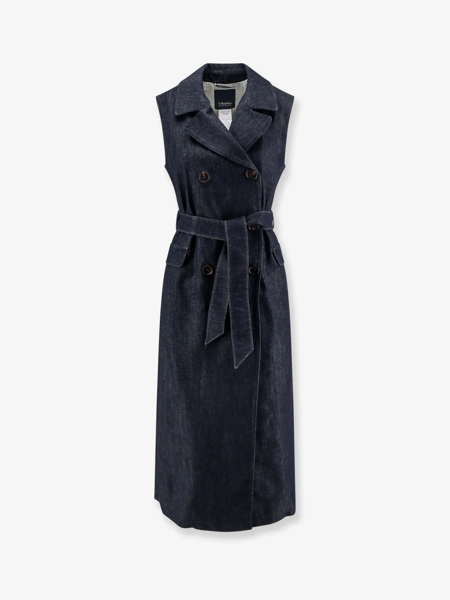 'S MAX MARA Greta midi denim dress sold by Siebentaschen