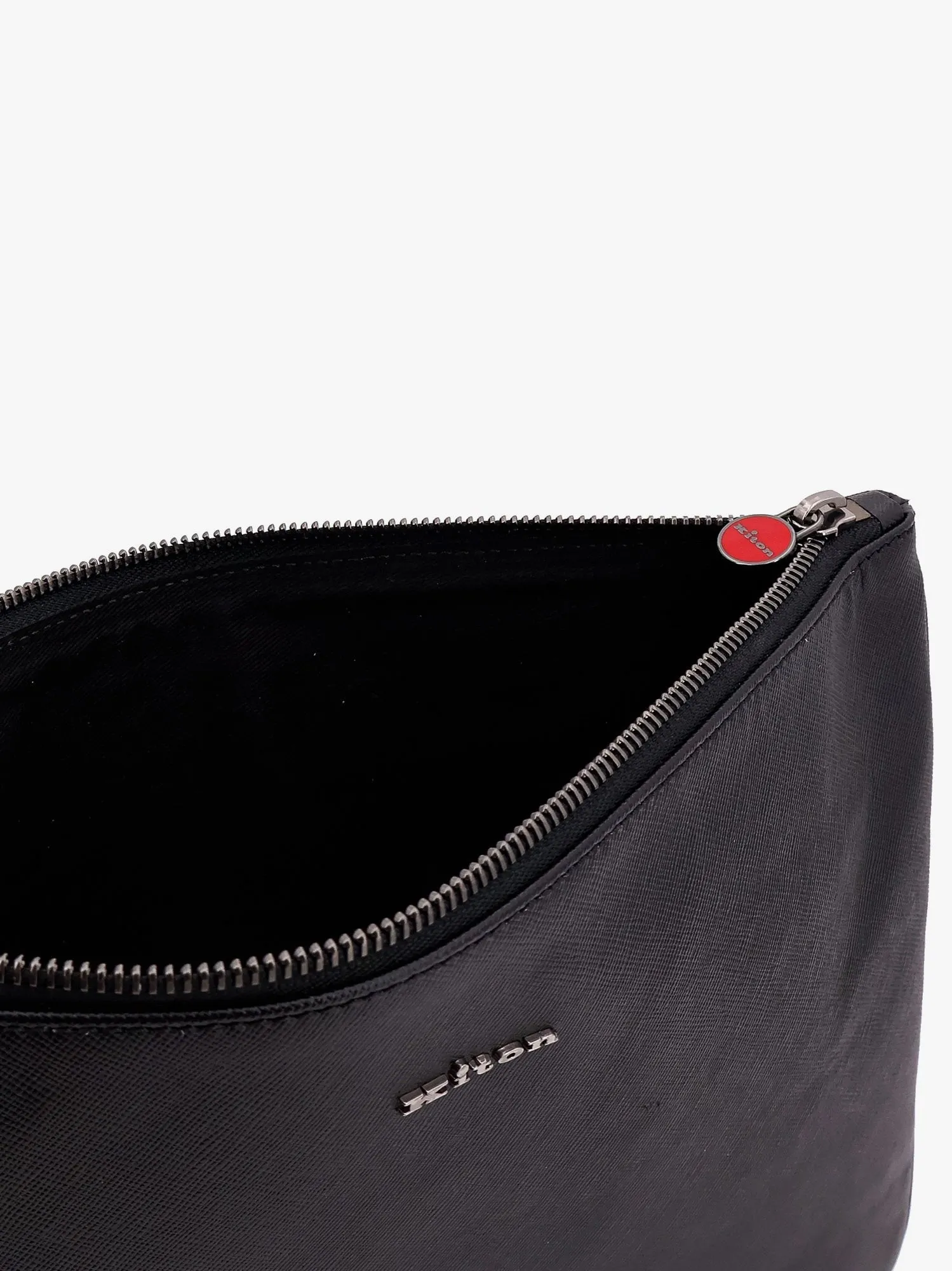 KITON CIRO PAONE Nylon clutch bag with iconic logo embroidery sold by Siebentaschen product image thumbnail 3