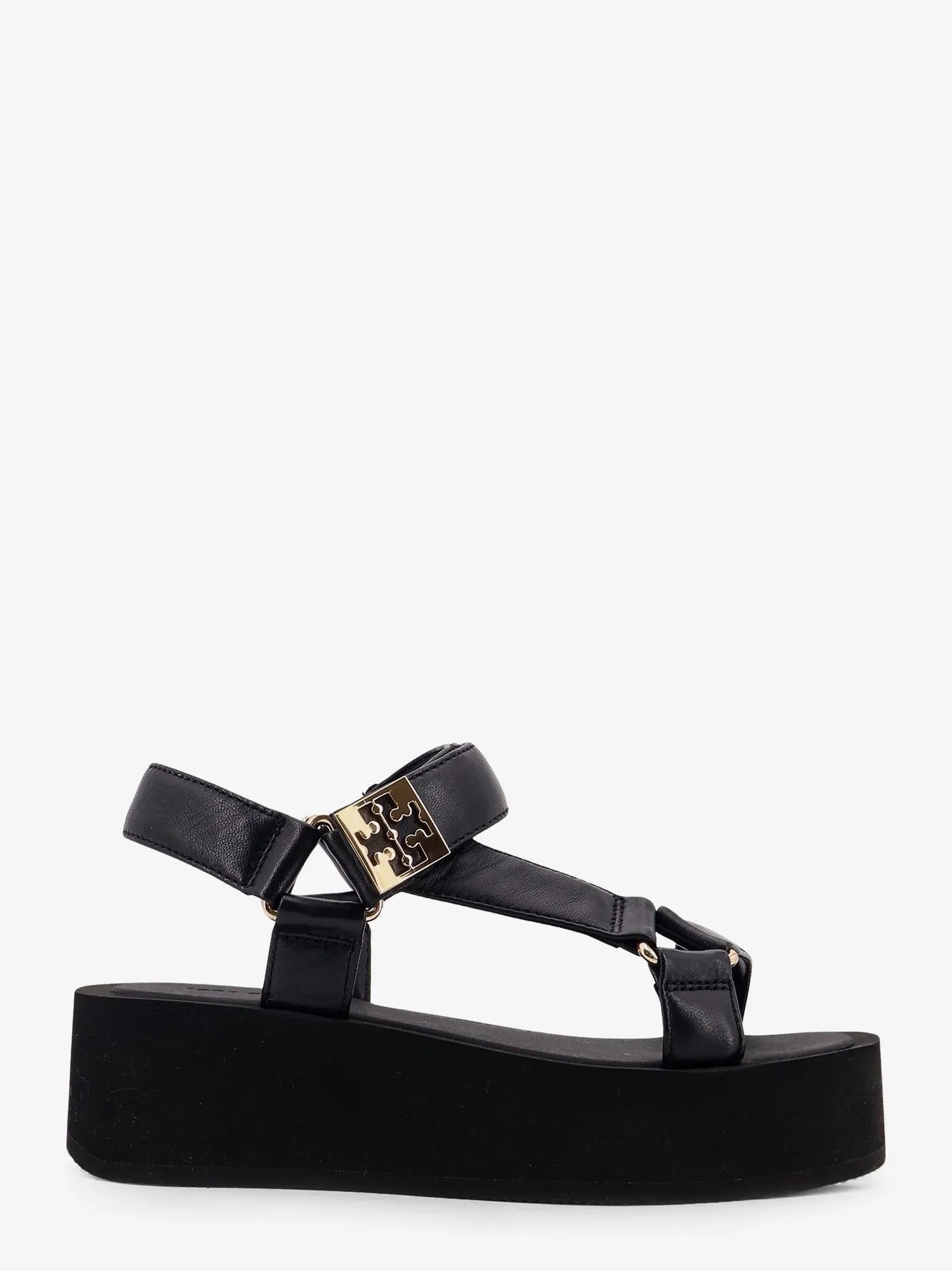 Tory Burch Mellow leather wedge sandals sold by Siebentaschen