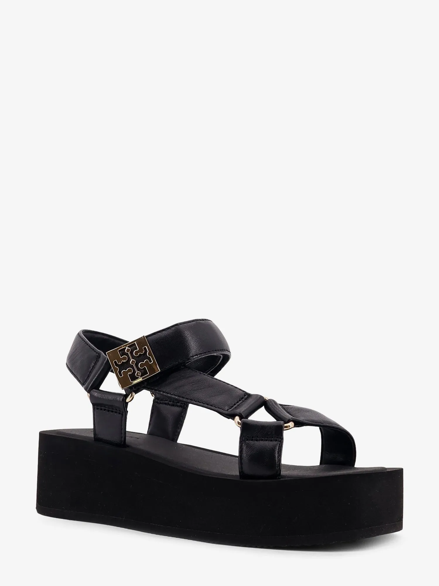 Tory Burch Mellow leather wedge sandals sold by Siebentaschen product image thumbnail 2