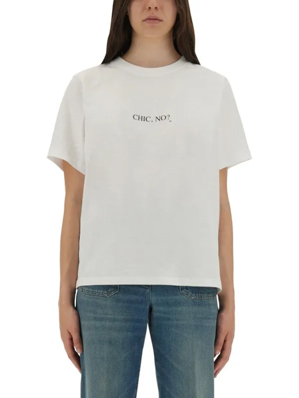 Victoria Beckham T-SHIRT WITH PRINT sold by Siebentaschen