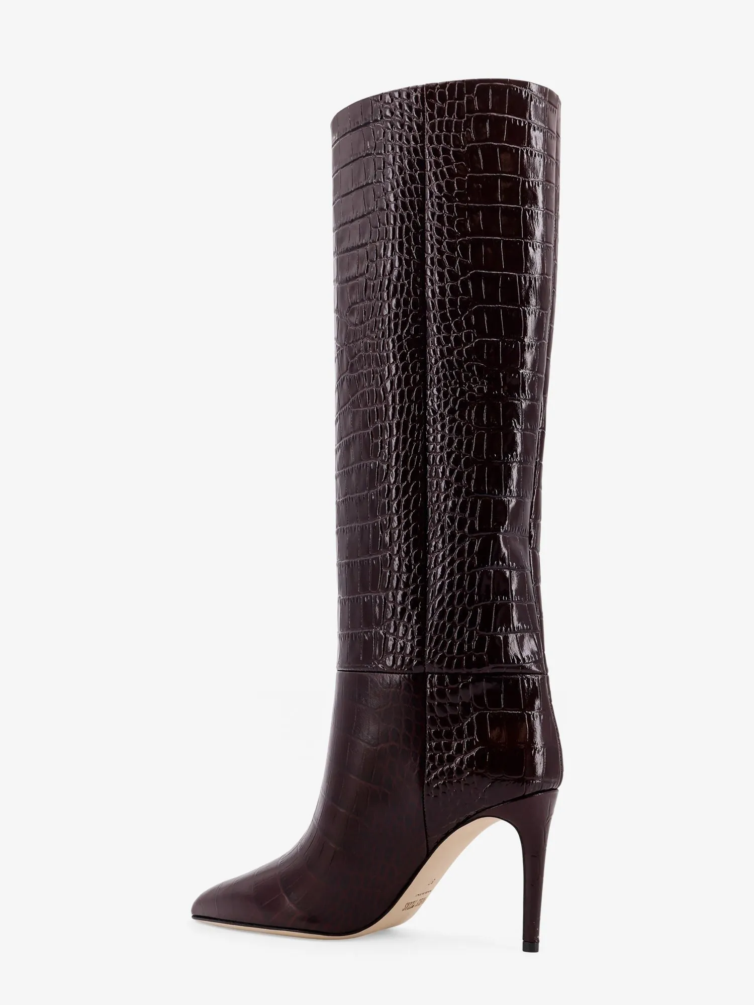 PARIS TEXAS Stiletto Embossed Croco leather boots sold by Siebentaschen product image thumbnail 3