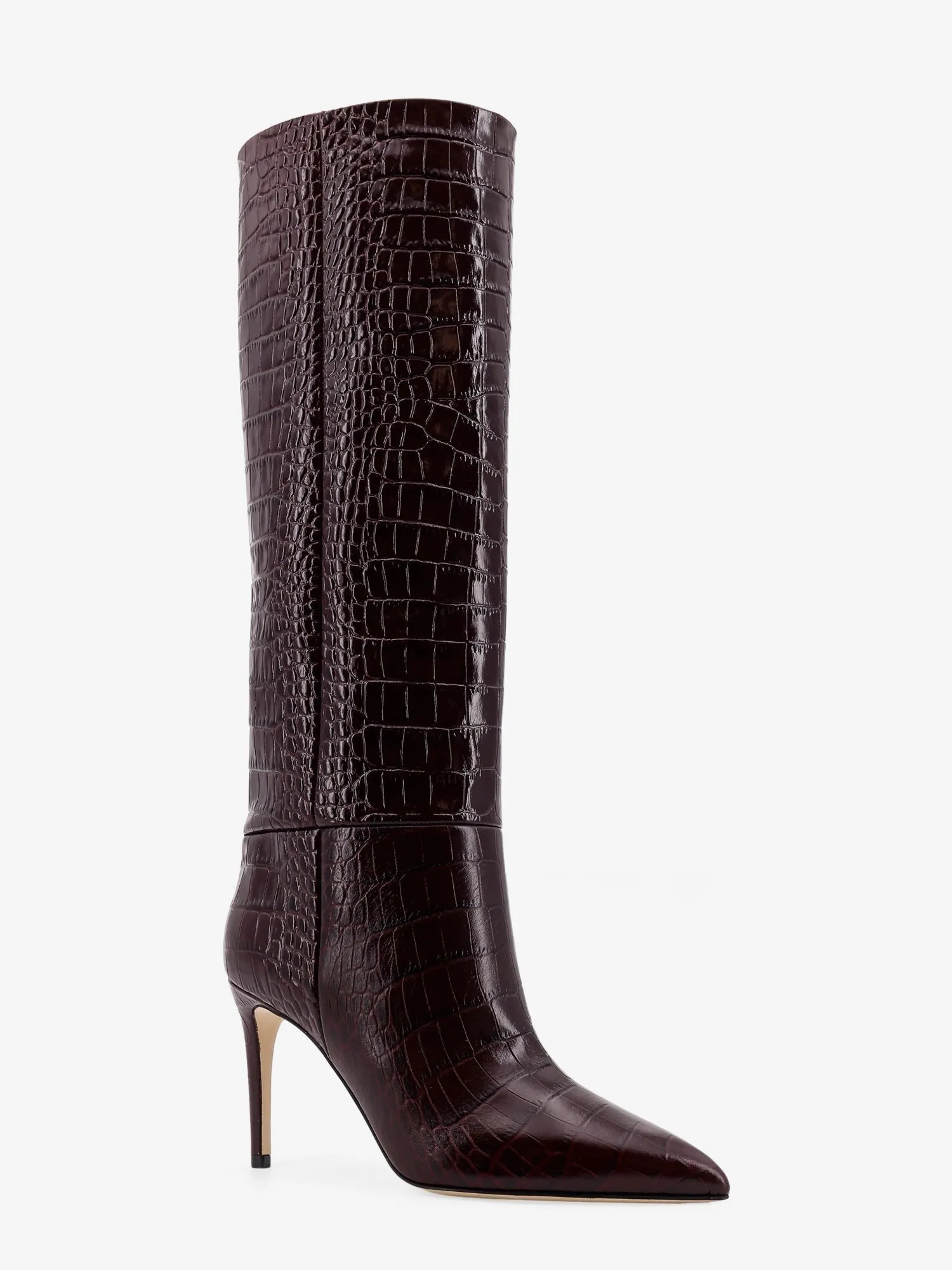 PARIS TEXAS Stiletto Embossed Croco leather boots sold by Siebentaschen product image thumbnail 2