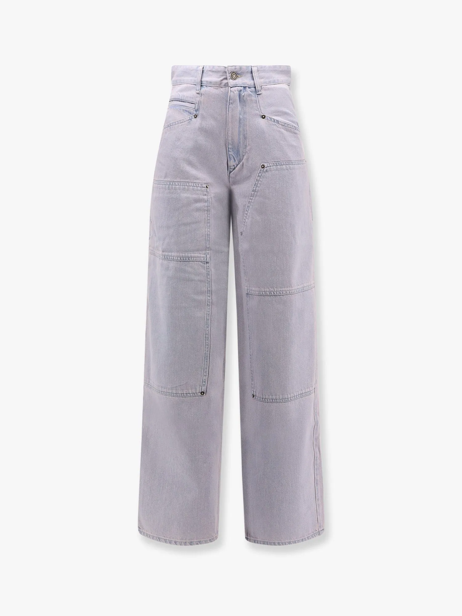 MARANT ETOILE Ophra light blue cotton jeans sold by Siebentaschen