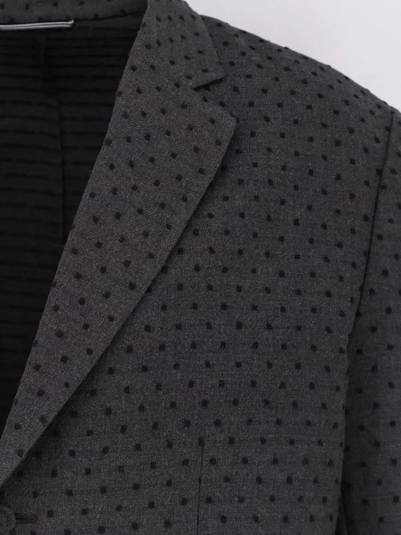 Dior Polka-dots virgin wool and alpaca jacquard blazer sold by Siebentaschen product image thumbnail 3