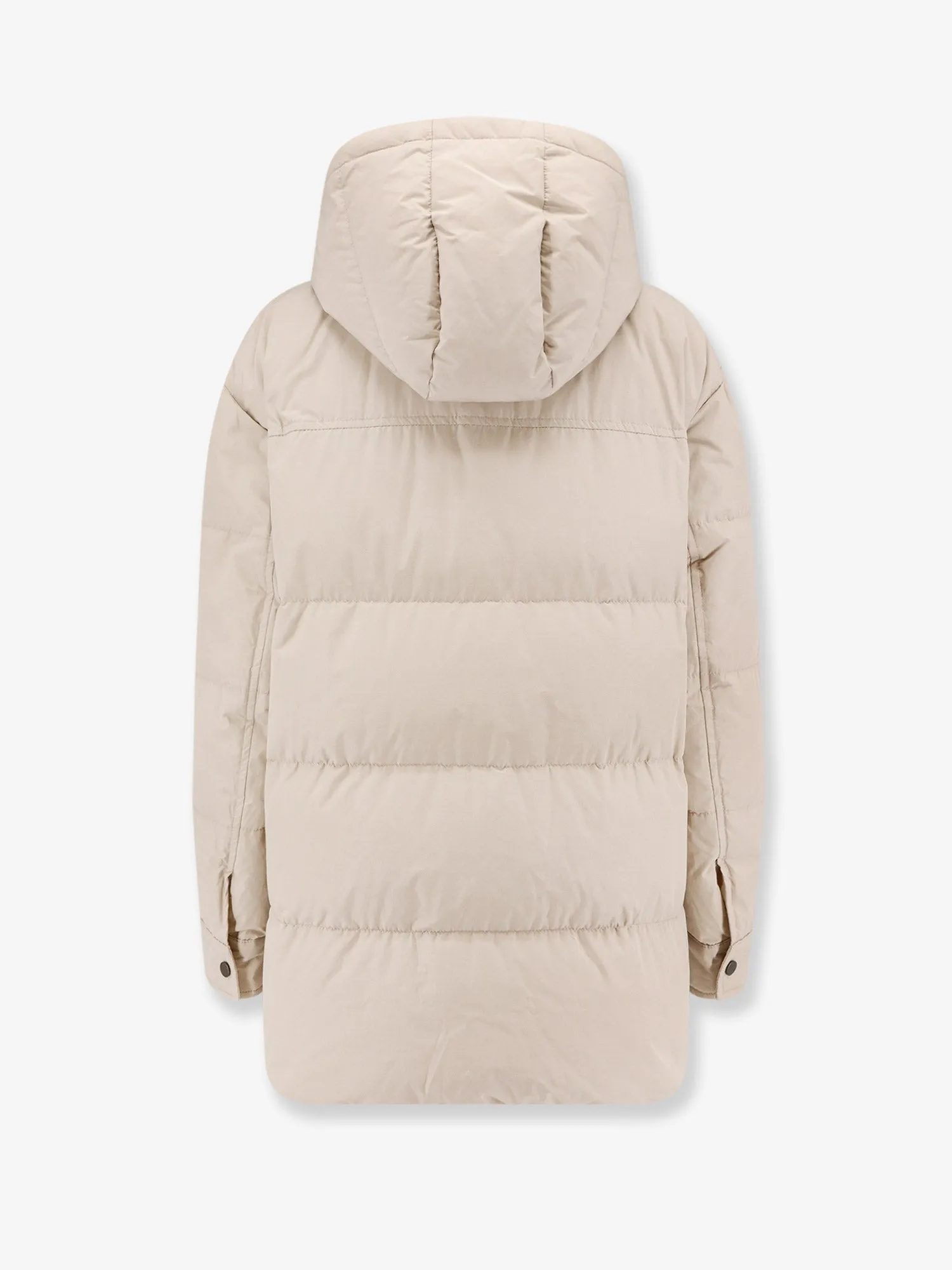 Brunello Cucinelli Nylon and cotton hooded down jacket sold by Siebentaschen product image thumbnail 2