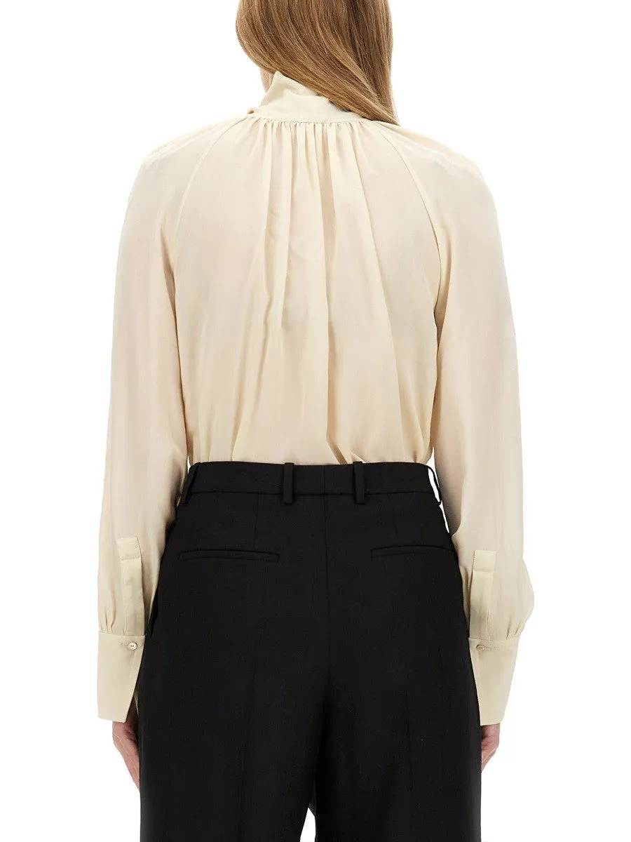 Givenchy SILK SHIRT WITH LAVALLIÉRE COLLAR sold by Siebentaschen product image thumbnail 3
