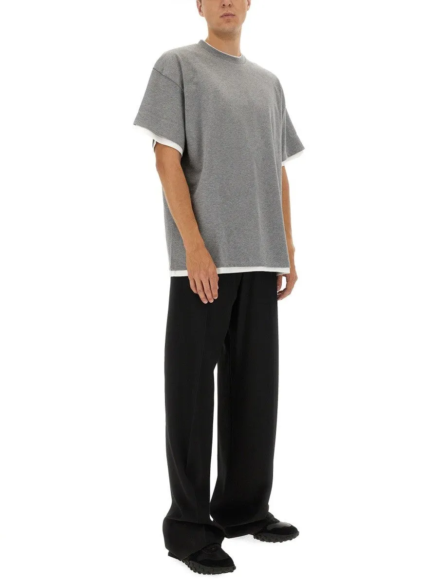 JIL SANDER DOUBLE LAYER COTTON T-SHIRT sold by Siebentaschen product image thumbnail 2