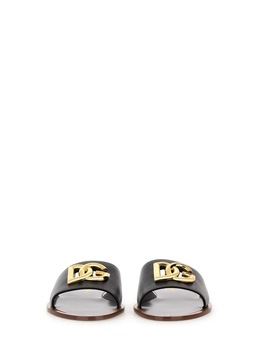 Dolce & Gabbana LEATHER SLIDE SANDAL sold by Siebentaschen product image thumbnail 5