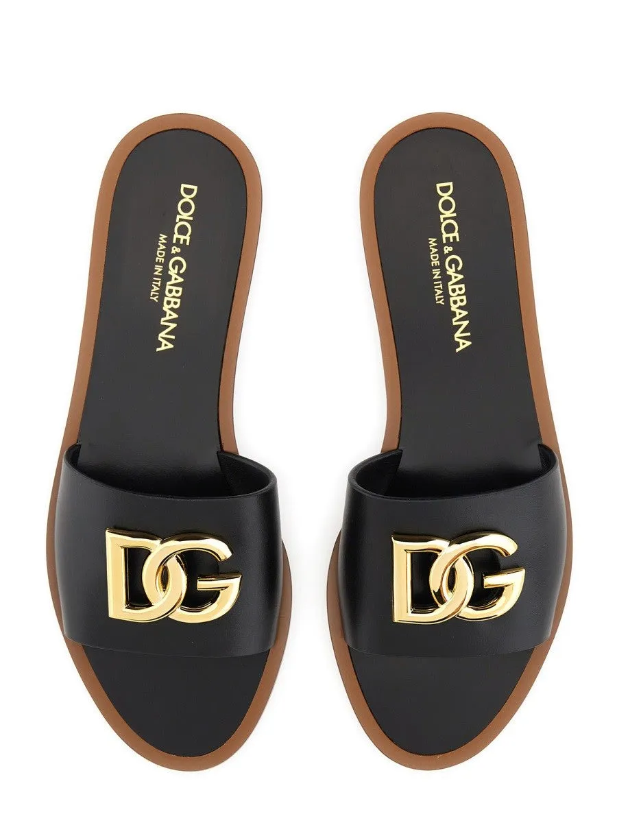 Dolce & Gabbana LEATHER SLIDE SANDAL sold by Siebentaschen product image thumbnail 2