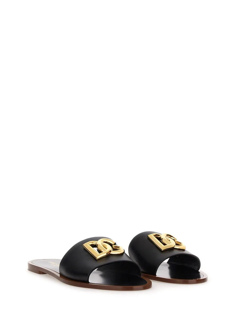 Dolce & Gabbana LEATHER SLIDE SANDAL sold by Siebentaschen product image thumbnail 3