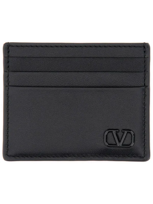 Valentino Garavani CALFSKIN "VLOGO SIGNATURE" CARD HOLDER sold by Siebentaschen