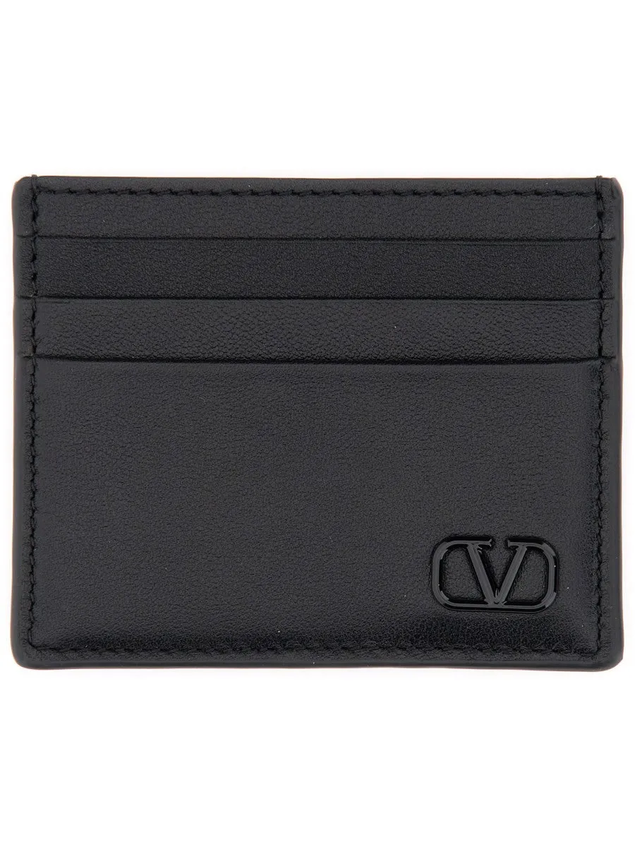 Valentino Garavani CALFSKIN "VLOGO SIGNATURE" CARD HOLDER sold by Siebentaschen