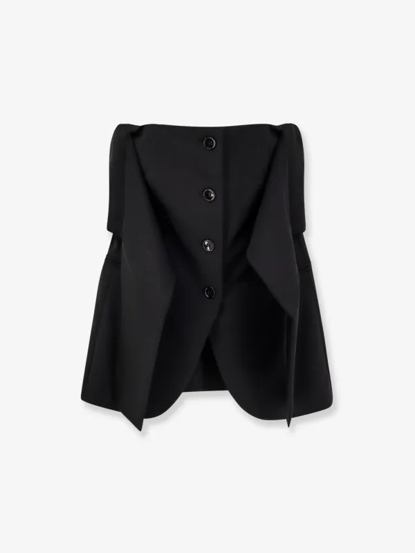 Max Mara Veruska virgin wool top sold by Siebentaschen