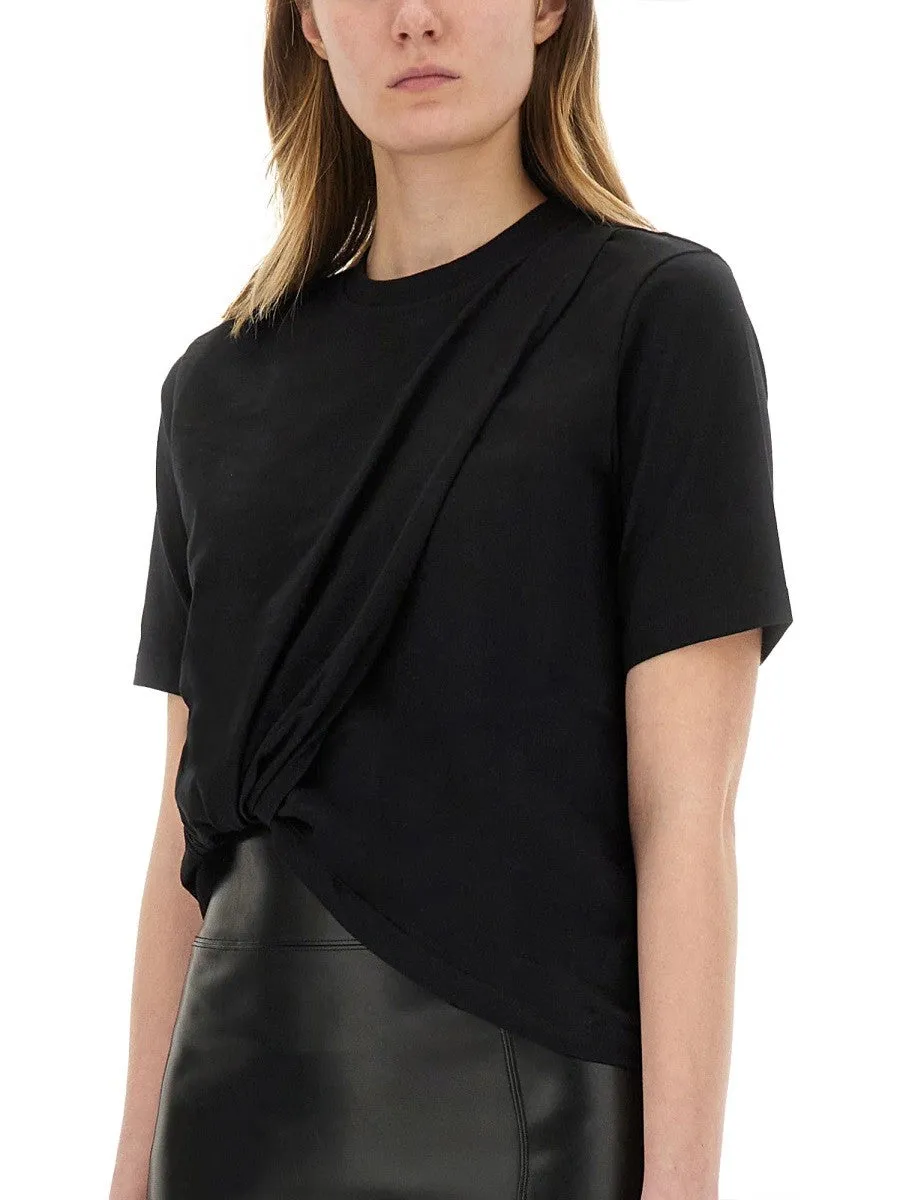 msgm ASYMMETRICAL T-SHIRT sold by Siebentaschen product image thumbnail 4