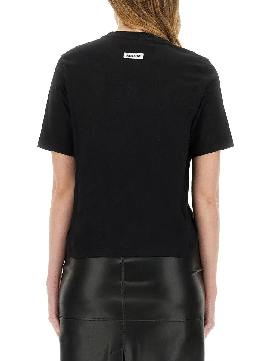 msgm ASYMMETRICAL T-SHIRT sold by Siebentaschen product image thumbnail 3