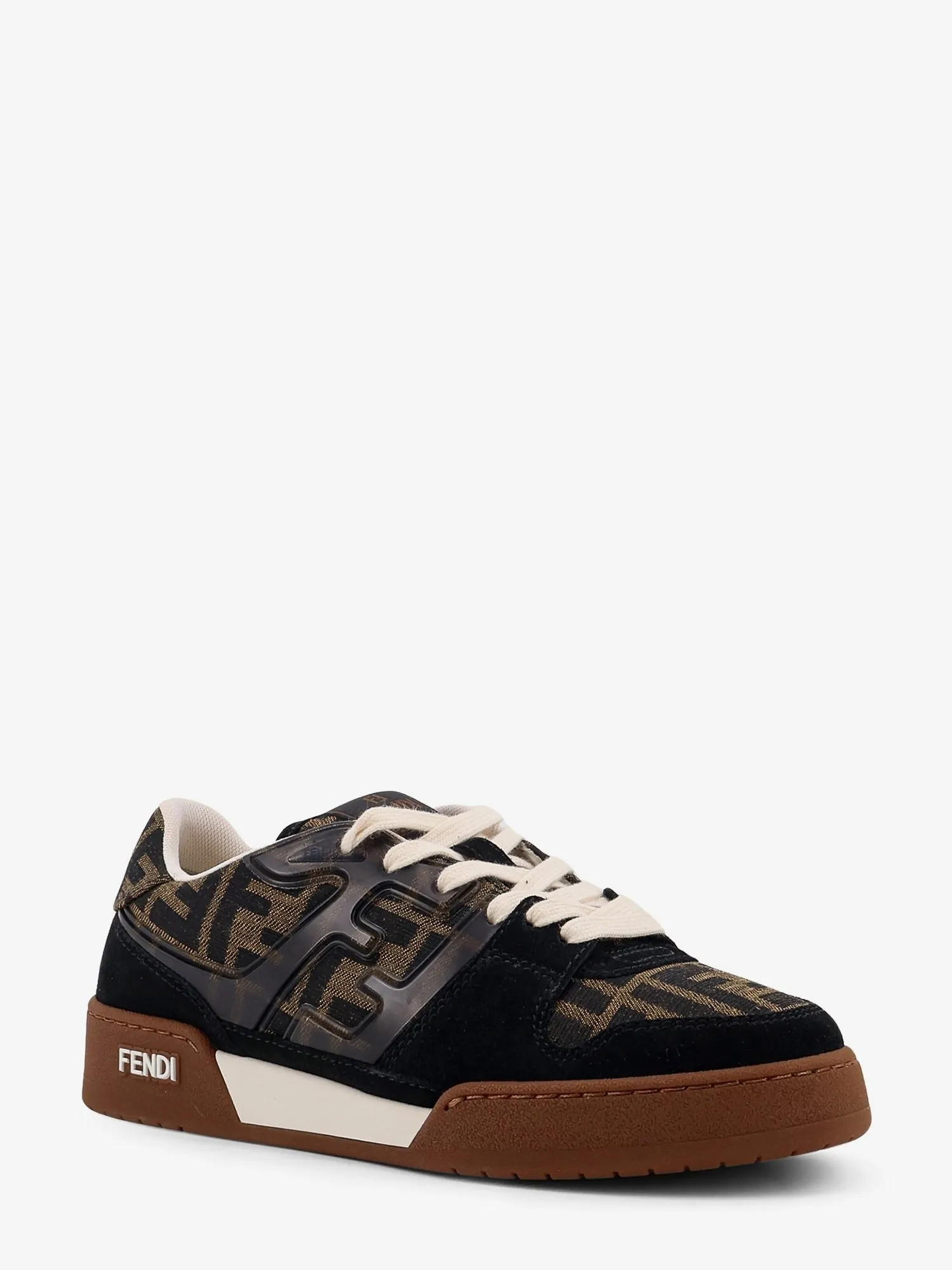 Fendi Fendi Match suede sneakers with jacquard FF fabric inserts sold by Siebentaschen product image thumbnail 2