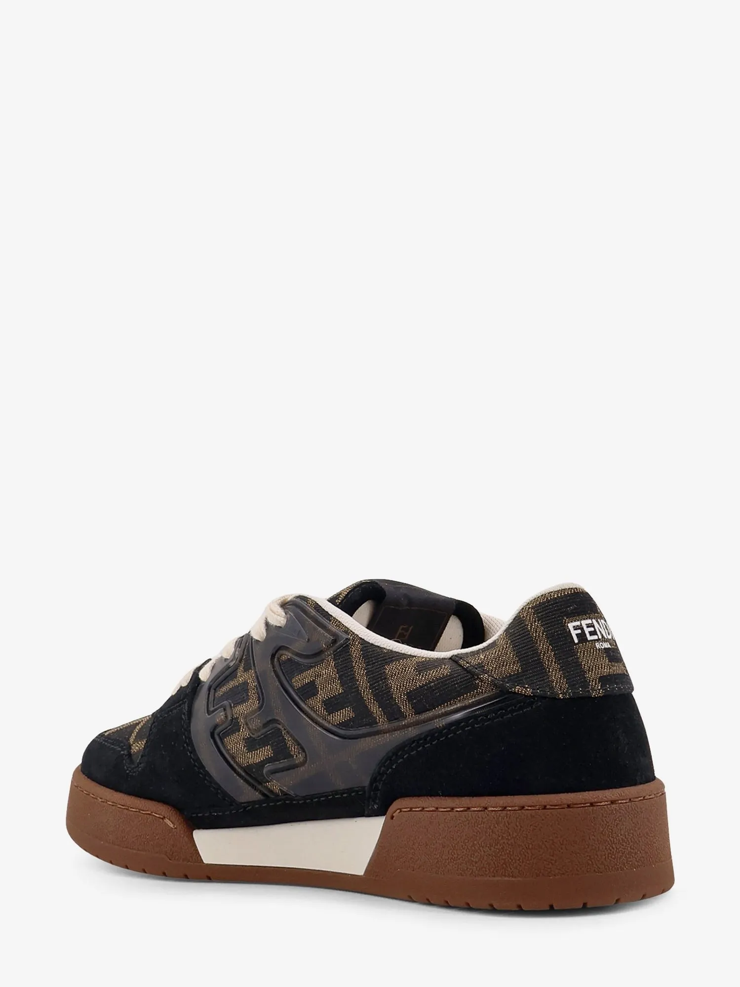 Fendi Fendi Match suede sneakers with jacquard FF fabric inserts sold by Siebentaschen product image thumbnail 3