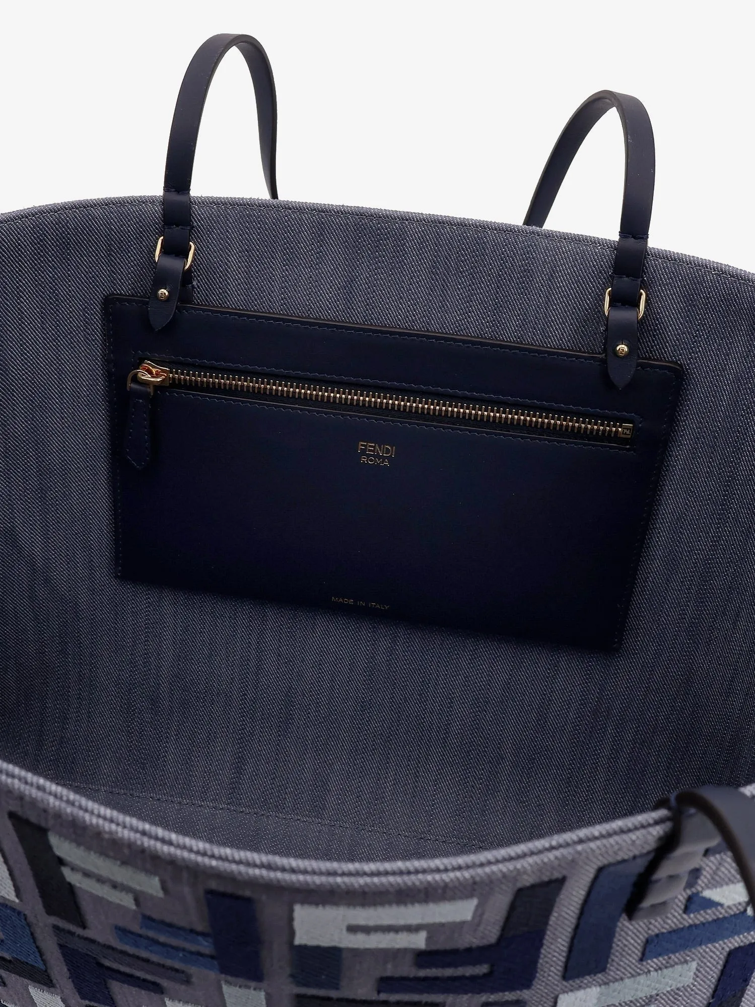 Fendi Roll Large jacquard FF fabric tote bag sold by Siebentaschen product image thumbnail 4