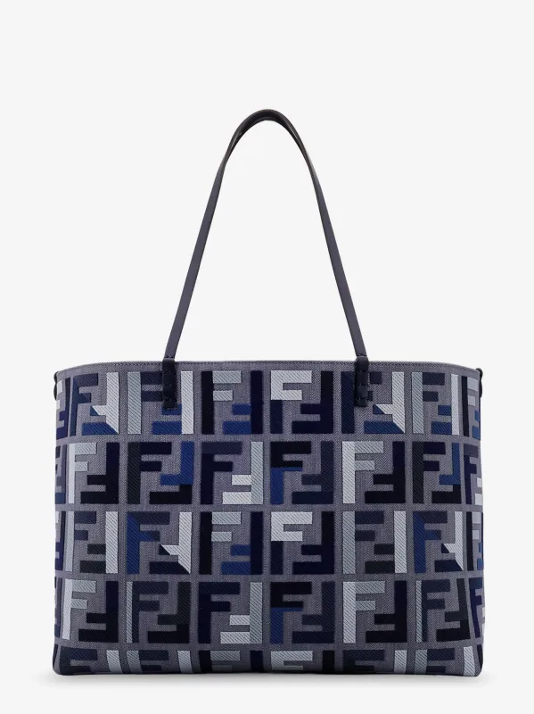 Fendi Roll Large jacquard FF fabric tote bag sold by Siebentaschen