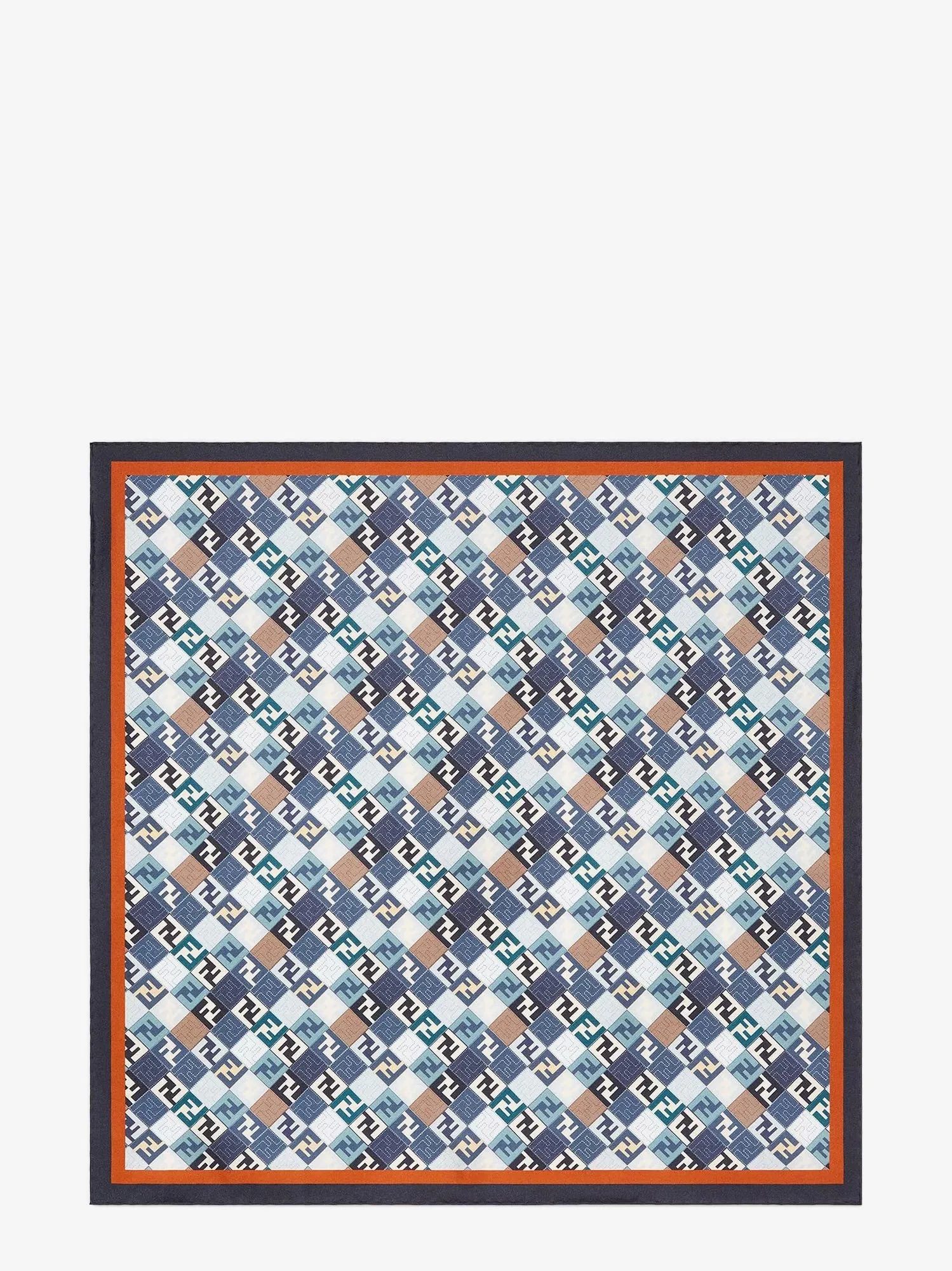 Fendi Silk foulard with all-over FF logo sold by Siebentaschen