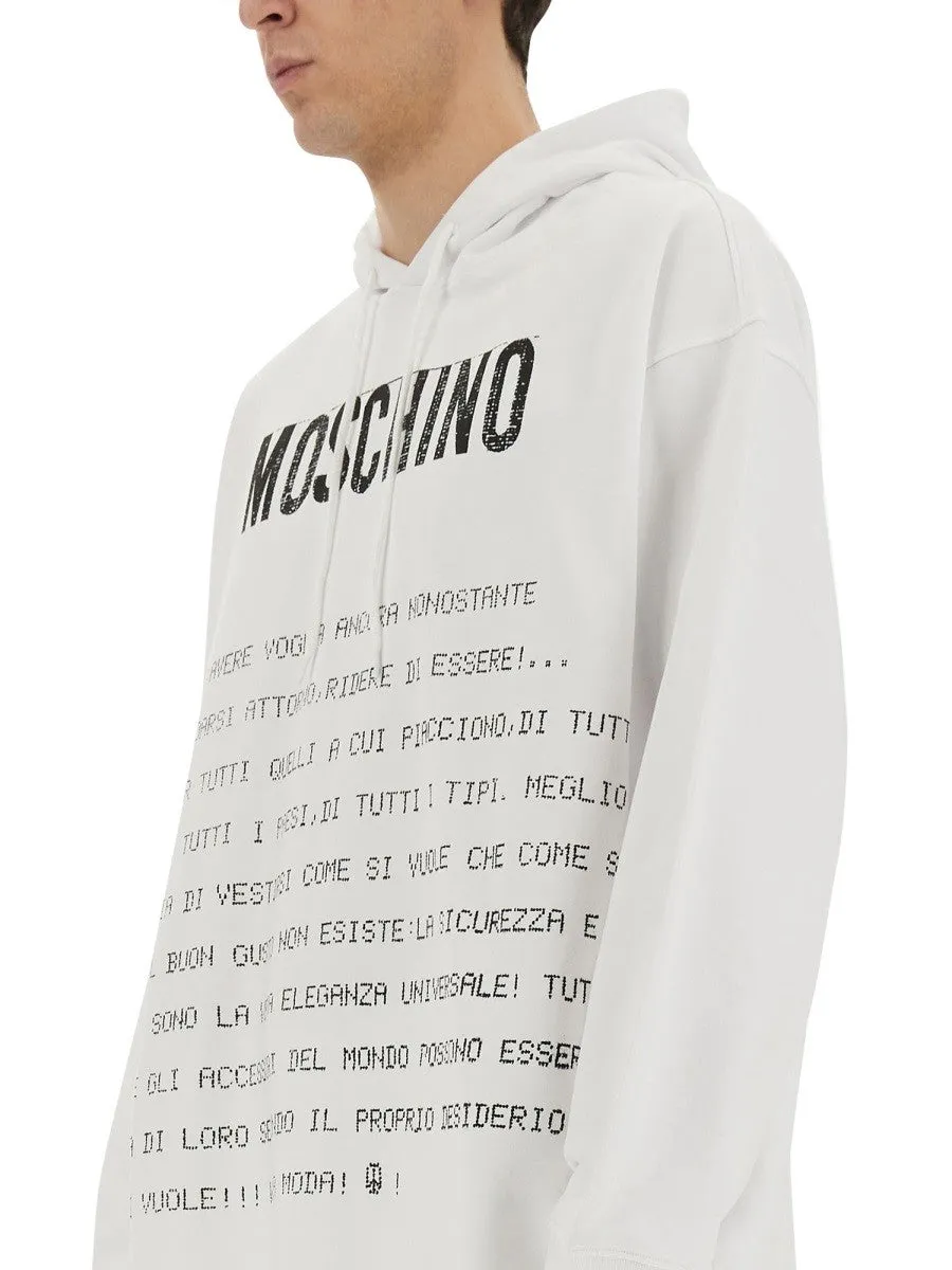 Moschino "ARCHIVE MESSAGE" HOODIE sold by Siebentaschen product image thumbnail 4