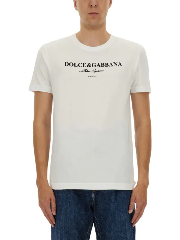 Dolce & Gabbana COTTON T-SHIRT WITH PRINT sold by Siebentaschen