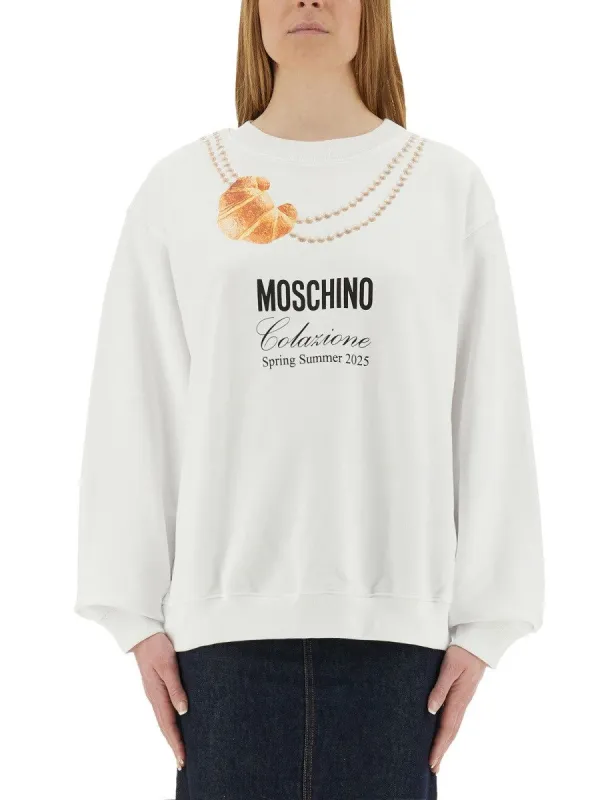 Moschino "BREAKFAST" SWEATSHIRT sold by Siebentaschen