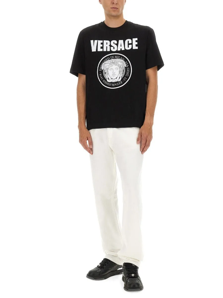 Versace T-SHIRT WITH LOGO sold by Siebentaschen product image thumbnail 2