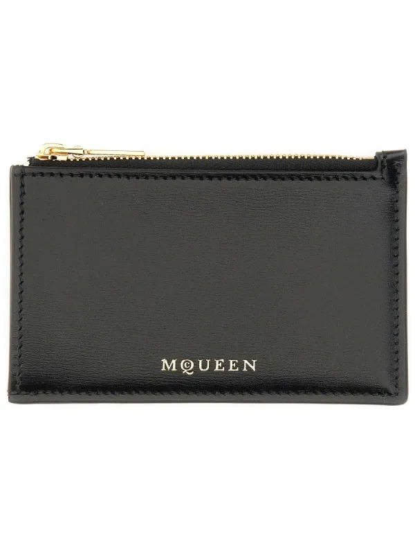 Alexander Mcqueen ZIPPERED CARD HOLDER sold by Siebentaschen