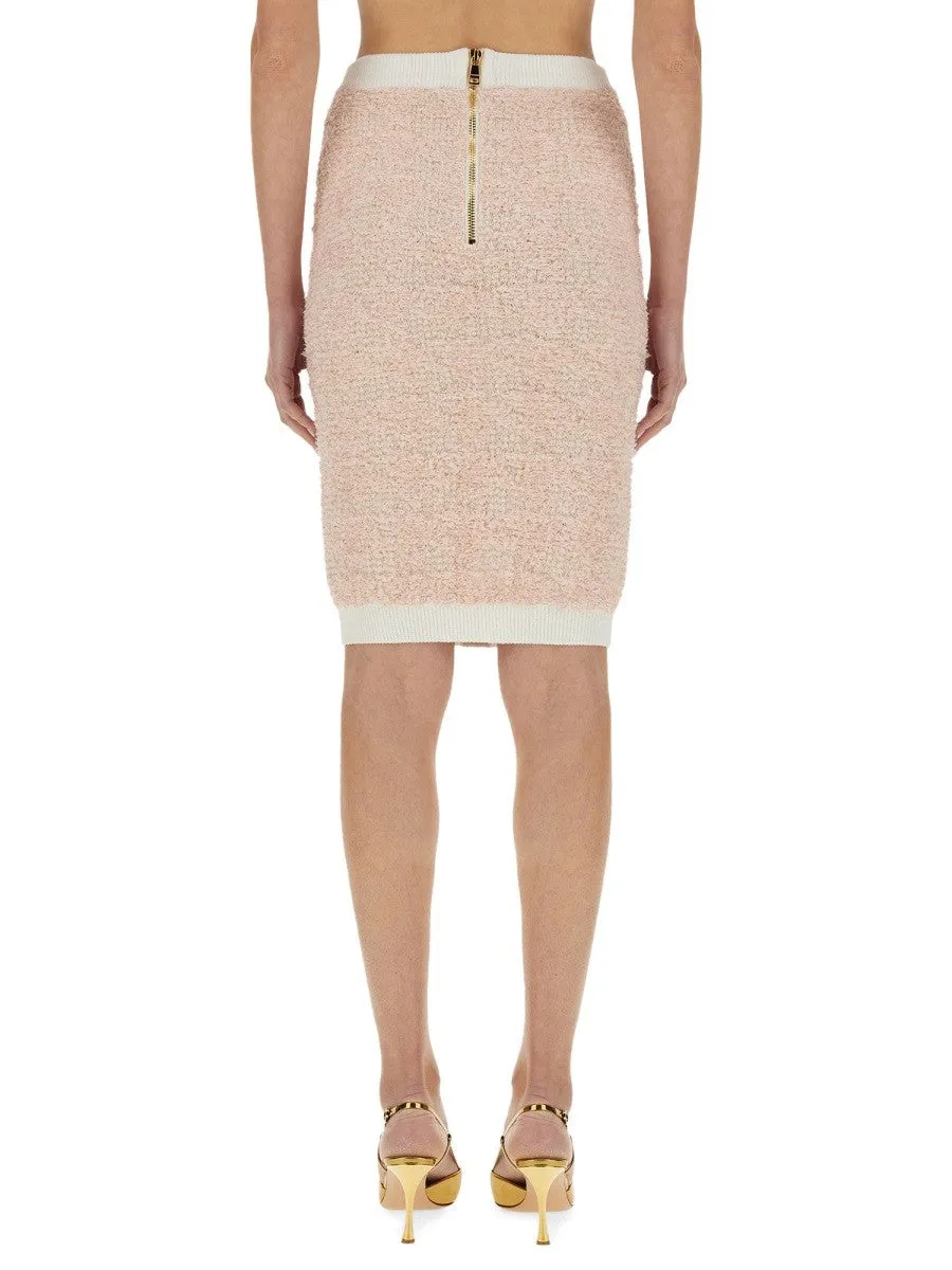 Balmain TWEED MIDI SKIRT sold by Siebentaschen product image thumbnail 3