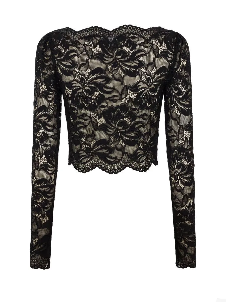 RABANNE CROPPED LACE TOP sold by Siebentaschen product image thumbnail 2