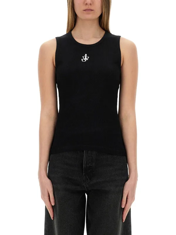 jw anderson "ANCHOR JWA" LOGO TANK TOP sold by Siebentaschen