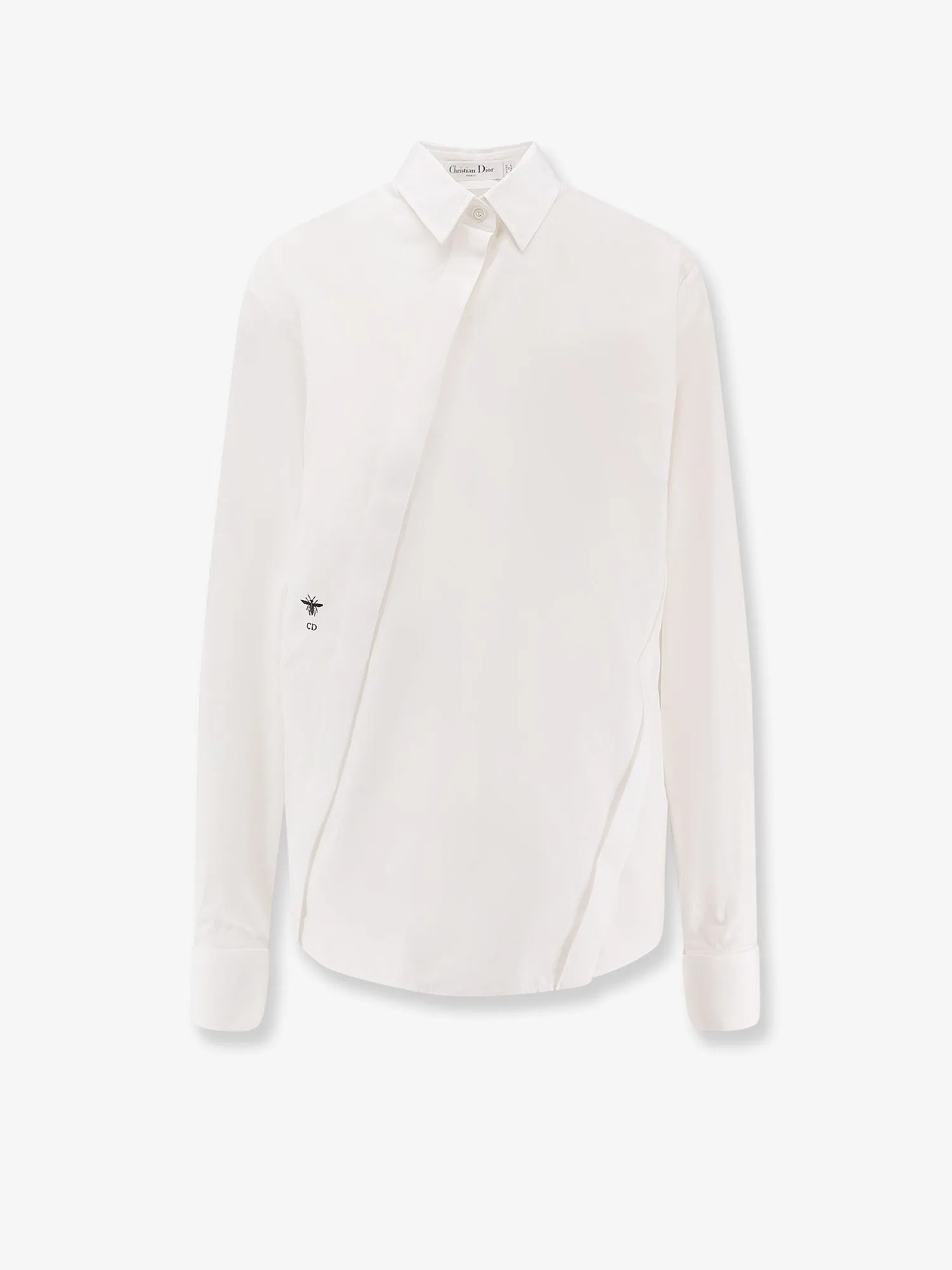 Dior Shirt with oblique closure sold by Siebentaschen
